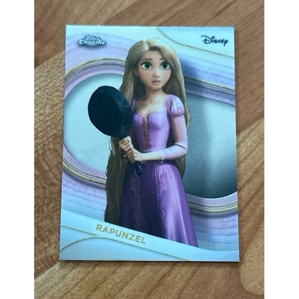 Rapunzel #116 base trading card from the 2025 Topps Chrome Disney collection